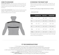 evoshield evoalpha youth football shoulder pads size chart png