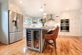 the ideal kitchen island overhang for