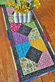 Fancy Free Table Runner Kitchen Decor Quilted Table Runner Etsy Spring Table Runner Quilted Table Runners Patterns Quilted Table Toppers