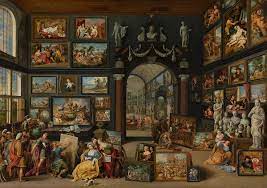 Hundreds of years ago — when people couldn't read — painting were often designed to illustrate stories, especially for example, some people think that paintings should look true to life. Fine Art Wikipedia