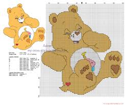 Tenderhearth bear care bears free cross stitch pattern. Small Back Stitch Cross Stitch Pattern Birthday Bear From Care Bears Free Cross Stitch Patterns Simple Unique Alphabets Baby