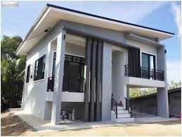 The kitchen overlooks both the family room and the dining areas (below), with a big island giving you. 2 Bedroom Modern One Storey House With Basement House And Decors
