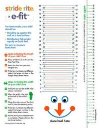 stride rite size chart pdf