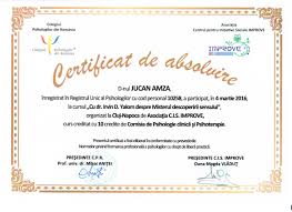 Hotararea 3 2013 privind evidenta profesionala a documente emise dragi colegi conform colegiul psihologilor din romania filiala teritorială bihor facebook. AcreditÄƒri Cabinet Cabinet Psihologic Amza Jucan Cluj Napoca