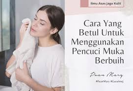 Sebelum picit atau tuang krim pencuci di telapak tangan, basuh tangan terlebih dahulu. Cara Menggunakan Pencuci Muka Berbuih Dengan Betul Puan Mary