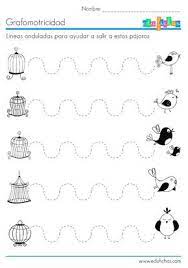Páginas de colorear para niños de 2 a 3 años. Ejercicio De Lineas Curvas Para Repasar Http Www Edufichas Com Actividades Grafomotricidad Curvas Lineas Teacher Material Worksheets For Kids Kids Education