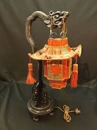 Chinese Dragon Table Lamp Wood Antique Carved Pagoda Shade 1920s Rare 150 00 Picclick Shop our best value chinese dragon lamp on aliexpress.