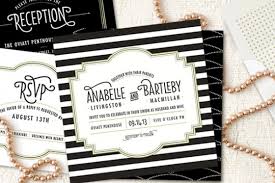 Great gatsby wedding invites to make daisy buchanan proud. Design Your Perfect Wedding Invitations Art Deco Gatsby Style Creative Market Blog