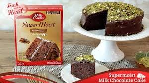 Betty crocker is fairly good but is not as moist as a cake made from scratch. Milk Chocolate Cake Made Easy Youtube