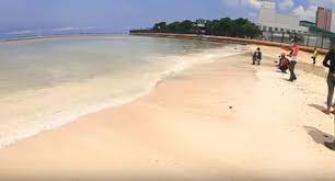 Manila Bay S White Sand Beach Temporarily Opens To The Public Today And Tomorrow White Sand Beach Manila Beach