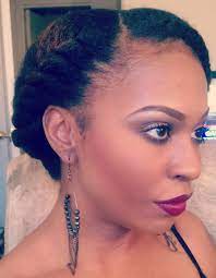 This is one of my go to protective hairstyles. Natural Hair Twist Tuck And Roll Updo Protective Style Natural Hair Twists Natural Hair Styles Natural Hair Beauty