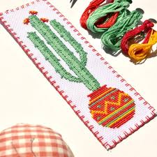 Find great deals on ebay for cross stitch cowboy. Cross Stitch Bookmark Kit Cowboy Cactus