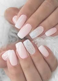 Wedding Nail Designs For Brides Bridal Nails 2019 Wedding Nails Bride Wedding Nails With Glitter Short Acrylic Nails Designs Bride Nails Short Acrylic Nails