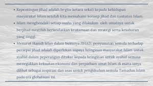 Apakah kitab suci yang memuat kata pedang puluhan kali, yang menyuruh umatnya membakar manusia dengan api, yang menyuruh umatnya. Konsep Jihad Dalam Islam