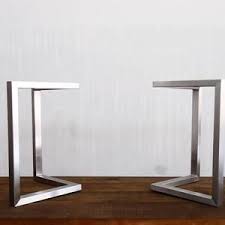 Dining Table Legs 28 X 28 Bracket Table Legs Etsy In 2020 Dining Table Legs Table Legs Steel Table Base