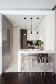 Helen green design combined woodsy yet modern cabinetry with brown and black granite to create a warm and contemporary kitchen fit for a. 10 Small Kitchen Decorating Ideas With Contemporary Style Aida Homes White Kitchen Interior Design Minimalist Kitchen Design Kitchen Design Small