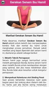 Ibu yang mengandung untuk kali pertama ataupun tidak pernah melakukan senaman antenatal disarankan untuk menyertai kelas yang diadakan oleh kementerian kesihatan malaysia di klinik berdekatan demi menjaga keselamatan si ibu. Gerakan Senam Ibu Hamil Fur Android Apk Herunterladen