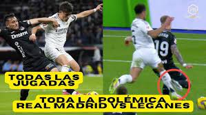 Así fueron las jugadas polémicas del Madrid vs. Leganés: ¿Errores  arbitrales? - YouTube