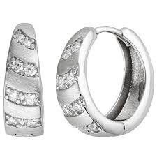 Für die produktion musste kein neues silber. Creolen 925 Silber Matt 16 Zirkonia Gunstig Bei Dekodor