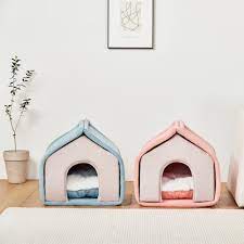爆買い送料無料 [2色] ソフトペットハウス 犬クッション キャットハウス ペットベッド 犬用ベッド ペットハウス 犬ベッド ペットソファ  ペットクッション | kinselcpa.com