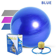 Exercise ball exercises presented and explained by a physical therapist. Alissne Exercise Ball Abdominal Exercise Small Sports Ball Pump Explosion Proof Non Slip 55 Cm Size Yoga Pilates Fa Ball Exercises Exercise Abdominal Exercises