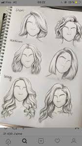 My Pigtail Is The Second In The Middle When It Is Medium And The My Ponytail Realistic Hair Drawing Art Drawings Sketches Drawing Hair Tutorial