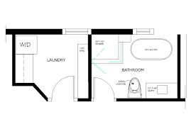 Bathroom Laundry Floor Plan Bathroom Furniture Bathroom Floor Plans Room Layout Design Laundry In Bathroom