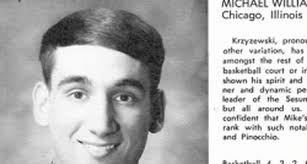 Mike krzyzewski, duke university's longtime basketball coach and one of the sport's most krzyzewski won five national championship titles at duke and more division i men's basketball. Yearbook Photo Of Young Mike Krzyzewski At West Point Has Surfaced