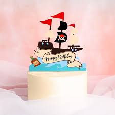 Save with target circle™ · expect more. Anime One Piece Pirate Boat Happy Birthday Cake Topper Party Decoration Shopee Philippines