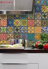 Check spelling or type a new query. Bleucoin Mexican Talavera Tile Sticker For Kitchen And Bathroom Backsplash Tile Stair Riser Peel Amp Stick Tile Decal 22 Designs Pack Of 44 Buy Online In Fiji At Fiji Desertcart Com Productid 48834643