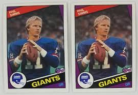 Add selected cards to my collection. Lot Detail Lot Of 2 Phil Simms New York Giants 1984 Topps Football Card 320