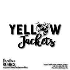 Yellow jacket à by iconian fonts. 40 Yellow Jackets Ideas Yellow Jacket Jackets Spirit Shirts