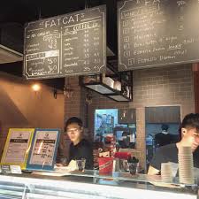 Whether you're going for a drink, a quick appetizer, brunch, or dinner, you won't be disappointed. Fat Cat Ice Cream Bar Fat Lice Eats