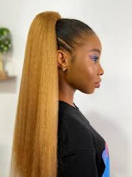 Here is a short video on how to make 6 simple and good looking packing gel hairstyles by yourself product used; 10 Ways To Style Your Ponytail Natural Girl Wigs