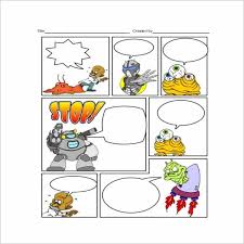 These templates will help your child develop their characters, create an order of. 16 Comic Strip Template Free Word Pdf Doc Formats