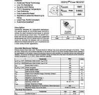 IRF3415 MOSFET: N-Ch, 150V, 43A. Full datasheet with pinout ...