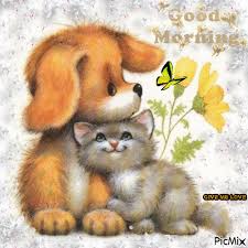 10 Happy Good Morning Quotes And Animated Images Good Morning Animation Good Morning Cat Good Morning Puppy