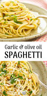 Spaghetti With Garlic And Olive Oil Recipe Italian Recipes Recipes Chicken Pasta Recipes