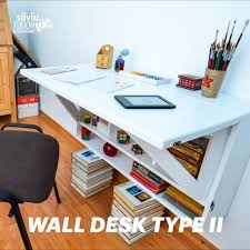 Folding Desk Drawing Desk Writing Desk Writing Table Folding Table Fold Down Desk Wall Desk Laptop Desk Floating Desk Fold Up Desk In 2020 Folding Desk Floating Desk Space Saving Desk