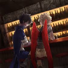 It's where your interests connect you with your people. Dabi And Hawks My Hero Academia Manga My Hero Academia Memes Hot Wings