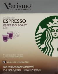 Verismo 701 (r) espresso machine produces an espresso shot in approximately 30 seconds, satisfying your customers' demands for quick service. Starbucks Verismo Espresso Roast Espresso 72 Pods Buy Online In Saint Vincent And The Grenadines At Saintvincent Desertcart Com Productid 3812821