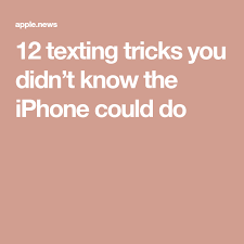 12 Texting Tricks You Didn T Know The Iphone Could Do Iphone Information Iphone Info Iphone Hacks