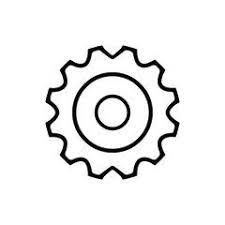 Gear Wheel Icon Trendy Flat Design Affiliate Icon Wheel Gear Design Flat Ad Gear Art Gear Wheels Design
