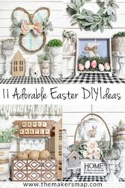 This is an epic list of craft project ideas with tutorials organized by type. 11 Adorable Easter Home Decor Diy Ideas Easy Decor Diy Tutorial