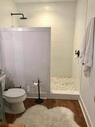 28 Inspirational Walk In Shower Tile Ideas For A Joyful Showering Farmhouse Basement Remodel In 2020 Master Bathroom Shower Tiny House Bathroom Bathroom Remodel Shower
