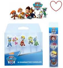 Nickelodeon Paw Patrol Kerzen Zucker Dekorationen Beutel Kuchen Backen Kinder Ebay