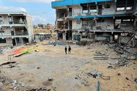 With Schools in Ruins, Education in ...