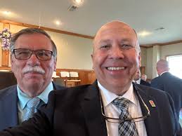 Brother Daniel Ingram being presented a certificate/license to preach the  gospel during our Homecoming Service, 9/14/25. We are so happy for Bro.  Danny. Congratulations!!!🙏🏻