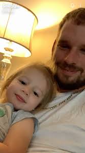 My youngest son Krae and my precious granddaughter Presley💕