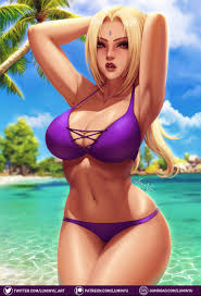 Beach Bikini Tsunade (luminyu) [Naruto] : rrule34